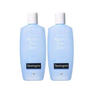 2 Neutrogena Alcohol Free Facial Toner 8.5oz Blue Bottle